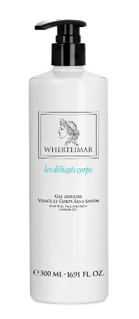 6-Les Délicats Corps Gel Douche Visage et Corps Sans Savon 500 ml